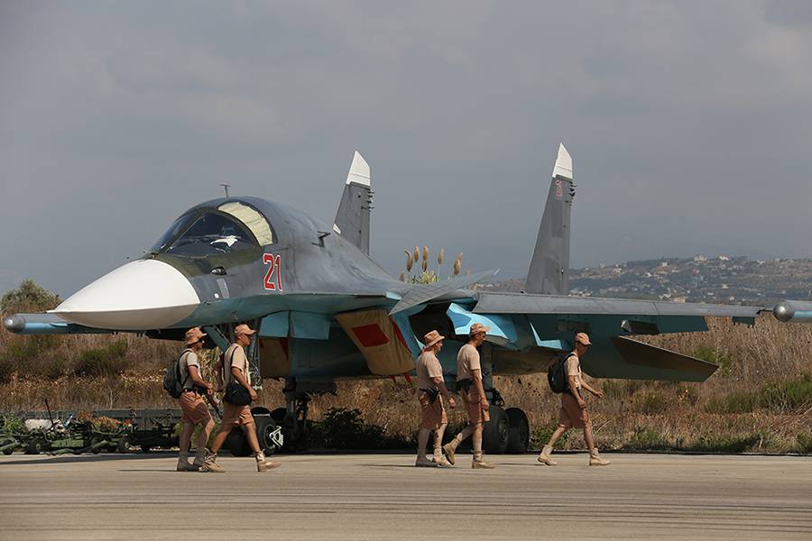 Su-34 Syria lotnisko