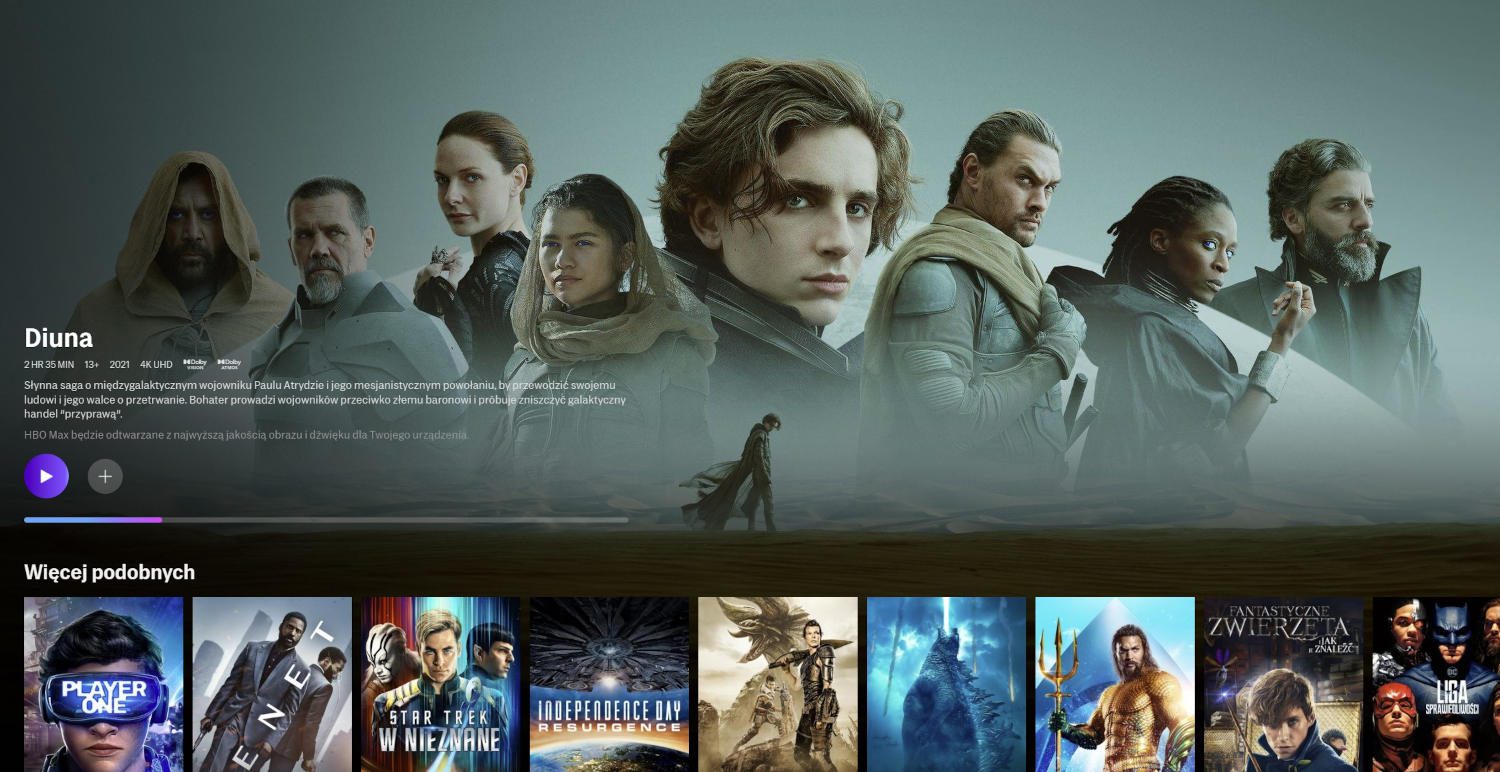 HBO Max w 4K. Pełna lista tytułów w Ultra HD – Geex