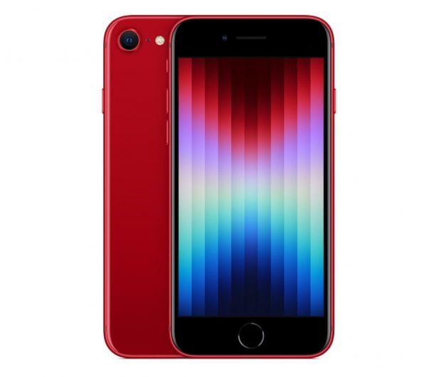 iPhone SE 2022 czerwony