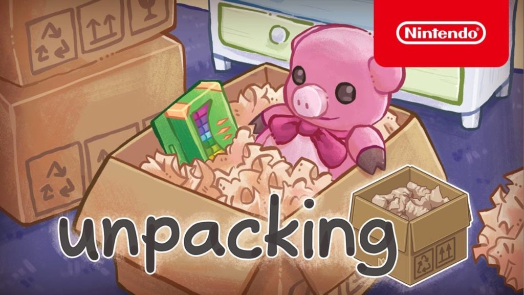 Grafika koncepcyjna gry Unpacking