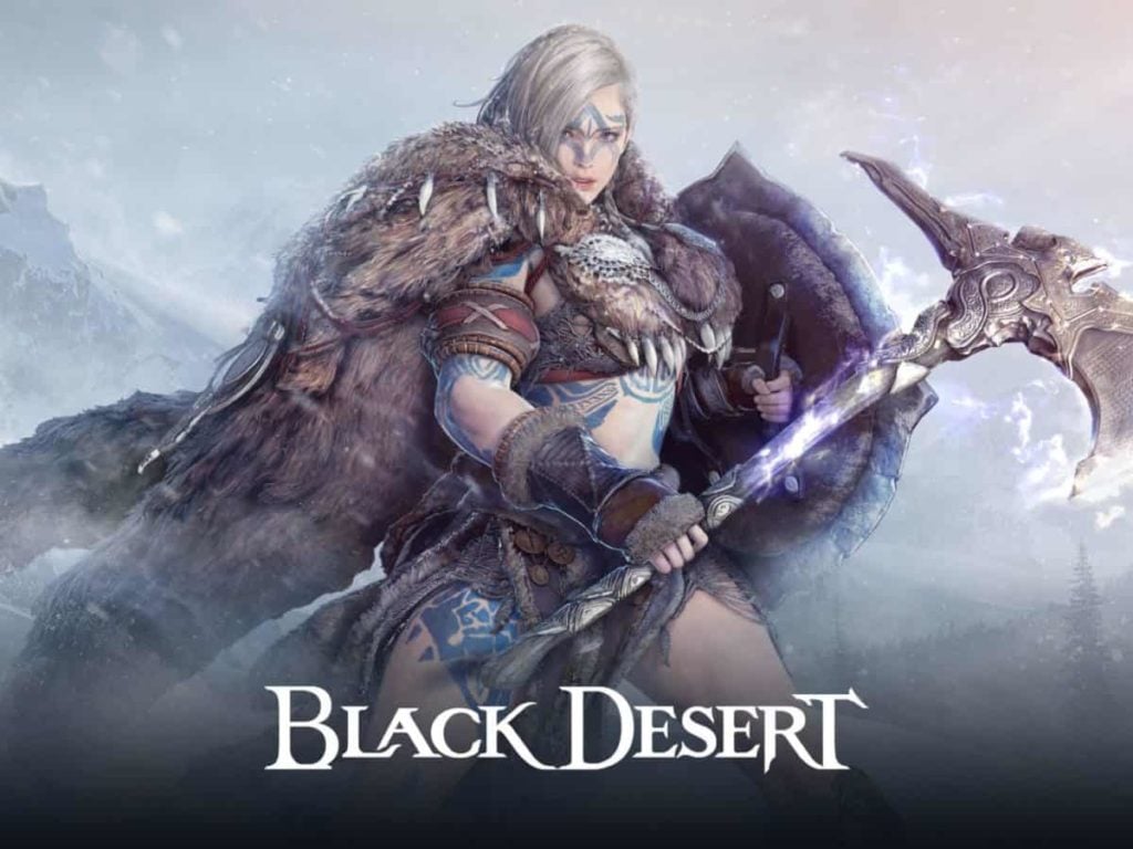 grafika black desert z logo gry