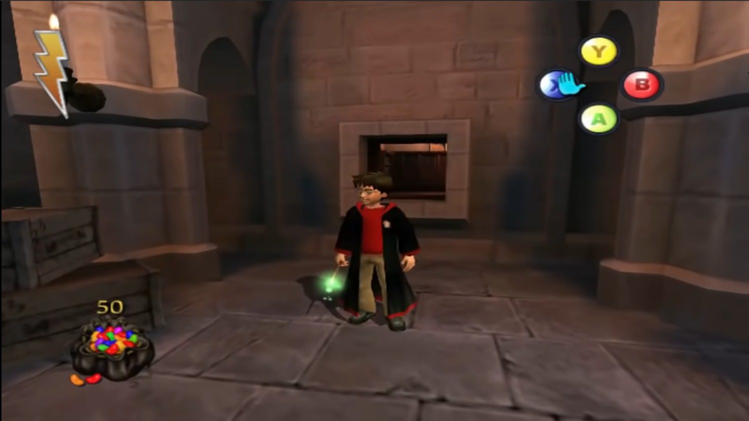 Screenshot z gry Harry Potter i Kamień Filozoficzny na PS2