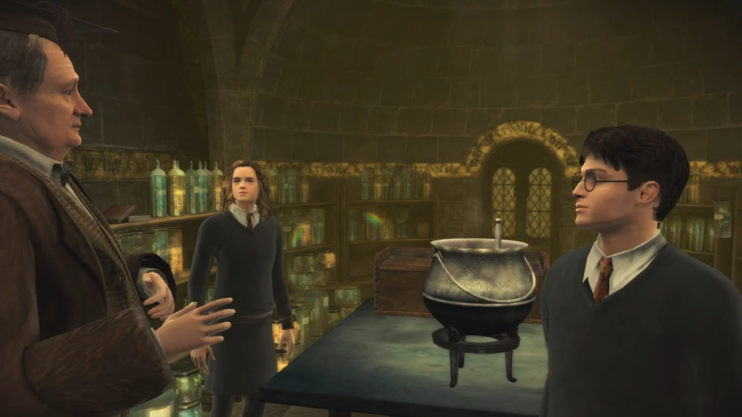 Screenshot z gry Harry Potter i Książę Półkrwi - bohaterowie