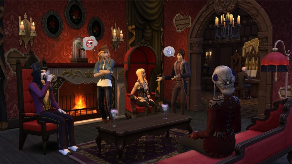 wampiry w the sims 4