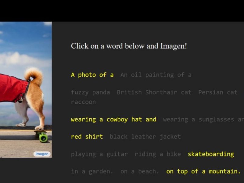 Imagen, sztuczna inteligencja od Google zamienia tekst w obraz