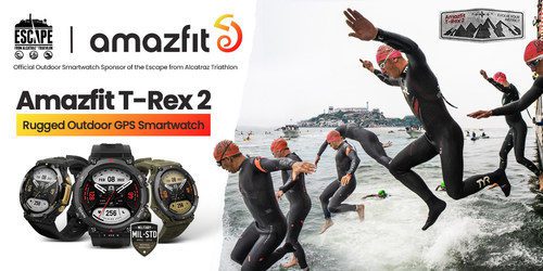 Amazfit został patronem Escape from Alcatraz Triathlon i wydał na tę okazję smartwatch Amazfit T-Rex 2