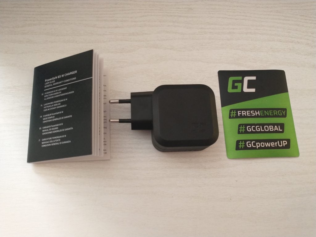 Green Cell GC PowerGanN instrukcja naklejki