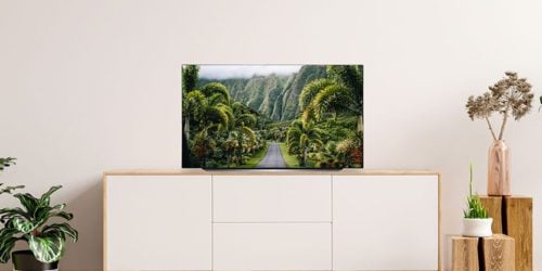 LG OLED48C2 w salonie