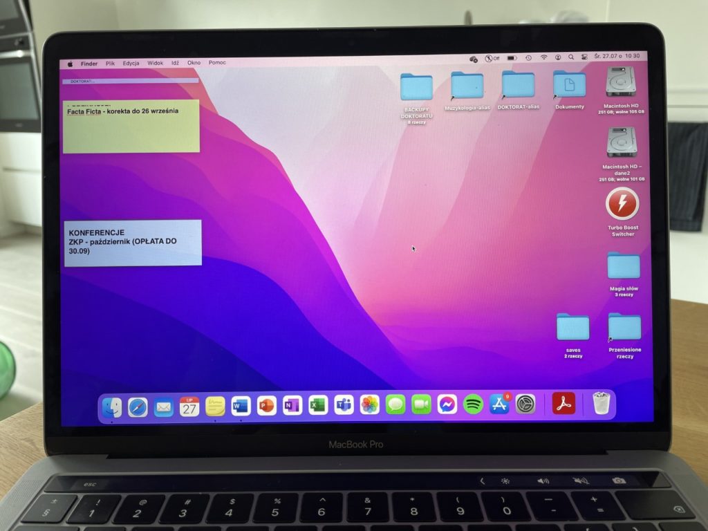 Pulpit systemu MacOS