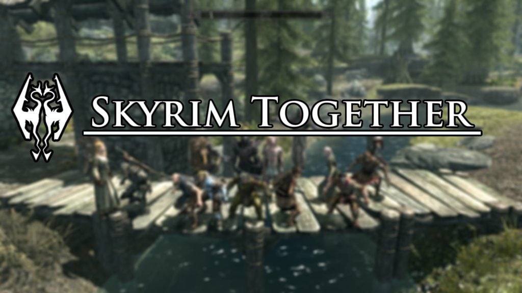 logo skyrim together reborn moda co-op multiplayer