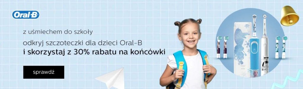al.to promocja Szczoteczki dla dzieci Oral-B z rabatem 30% na końcówki
