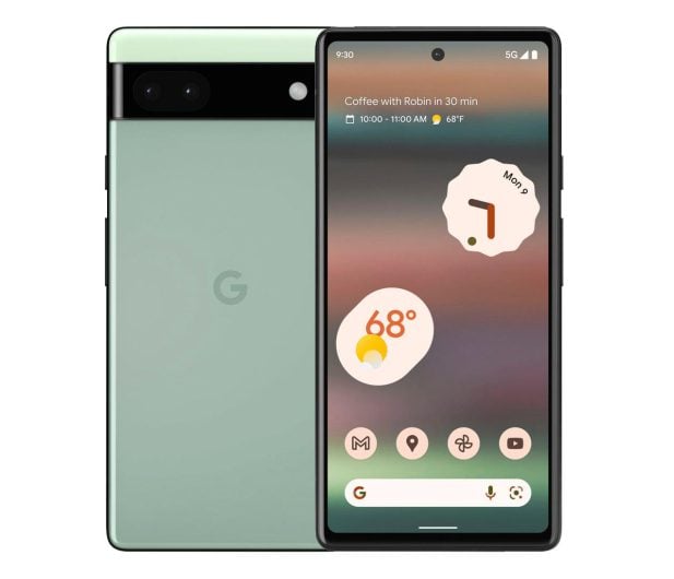 google pixel 6a zielony