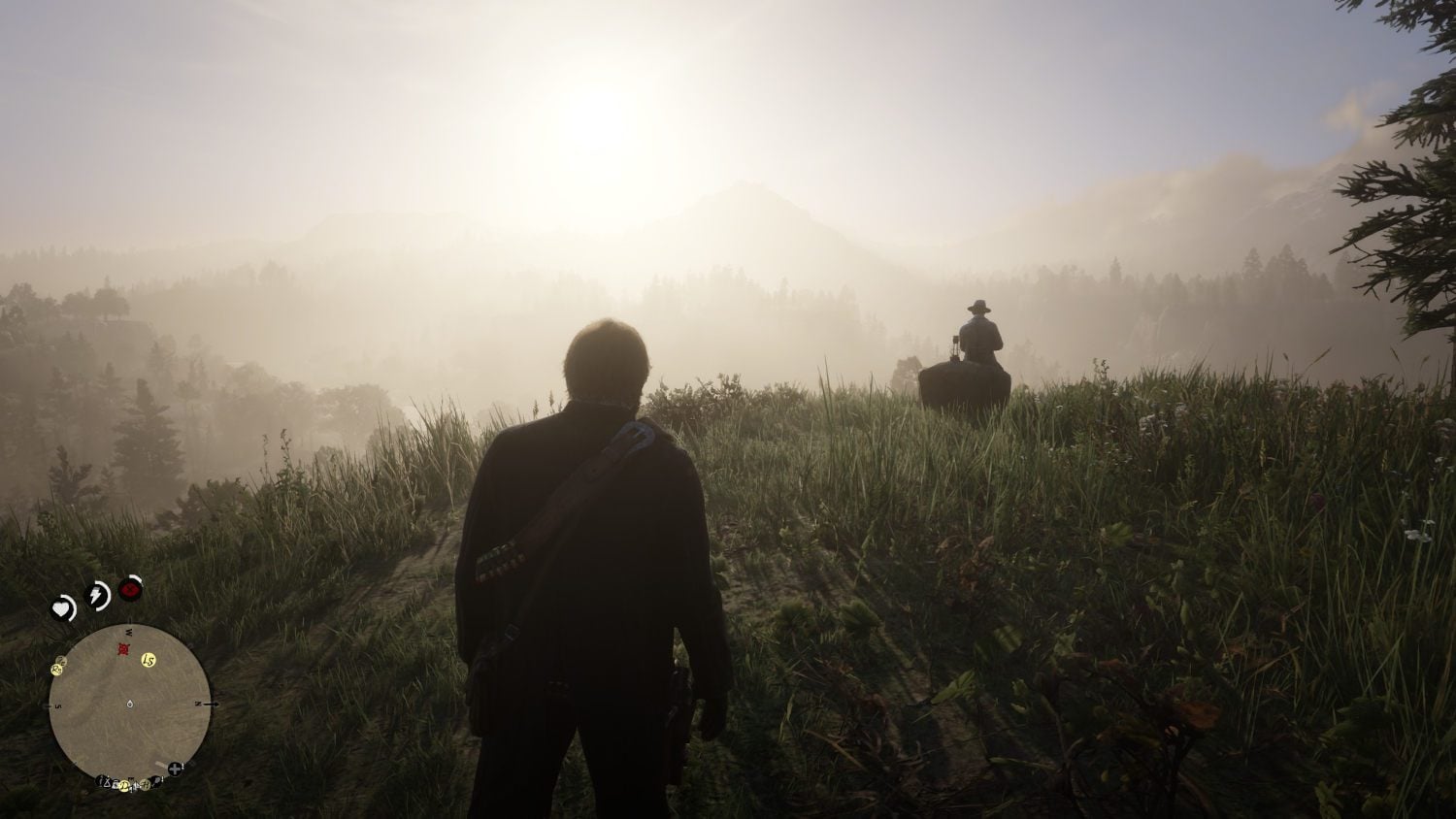 rdr2 w świetle słonecznym