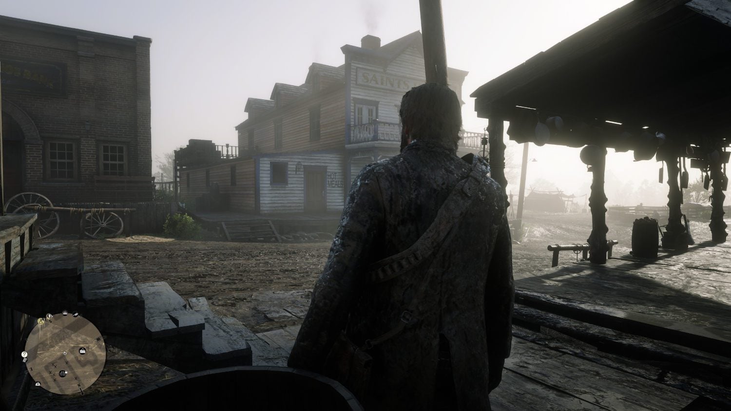 ubłocony arthur morgan w rdr2