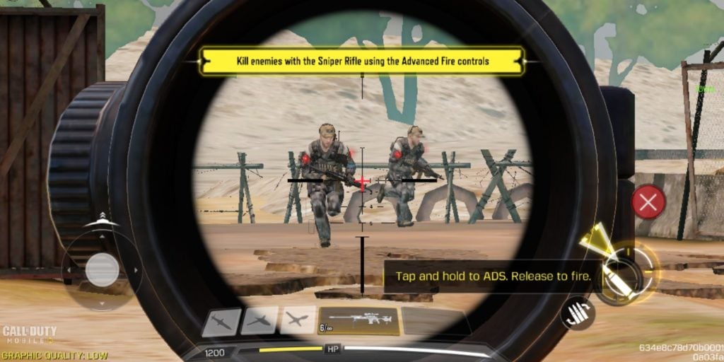 Ulefone Armor 15 Call of Duty Mobile screenshot sniper