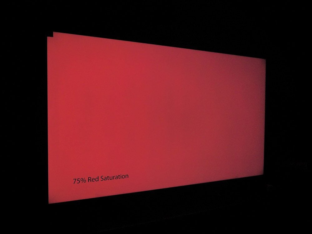 Kolor czerwony pod kątem Sony 65X85K