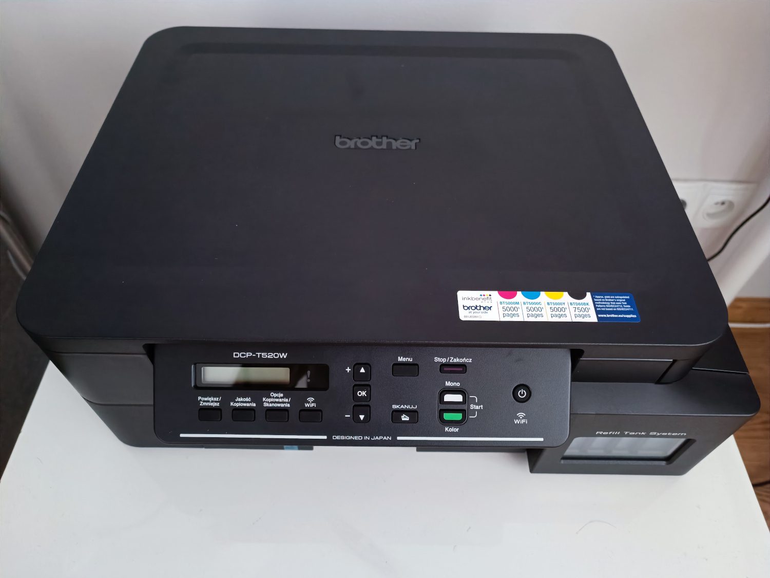 brother dcp-t520w front