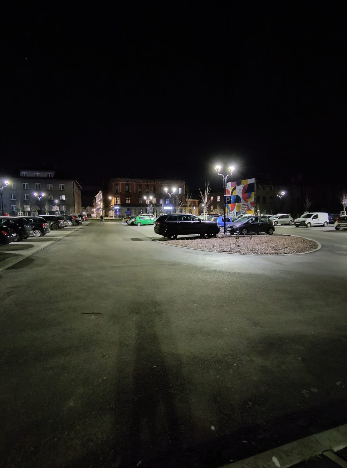 nokia x30 5g szeroki kąt noc parking