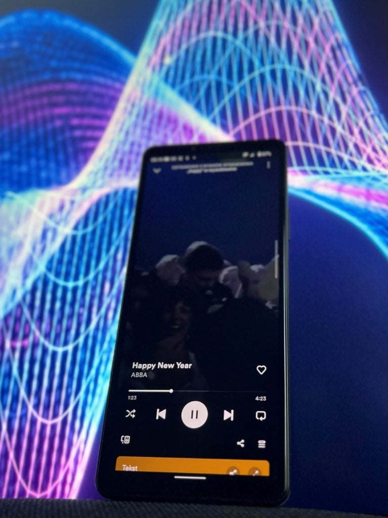 Sony Xperia 10 IV słuchanie muzyki