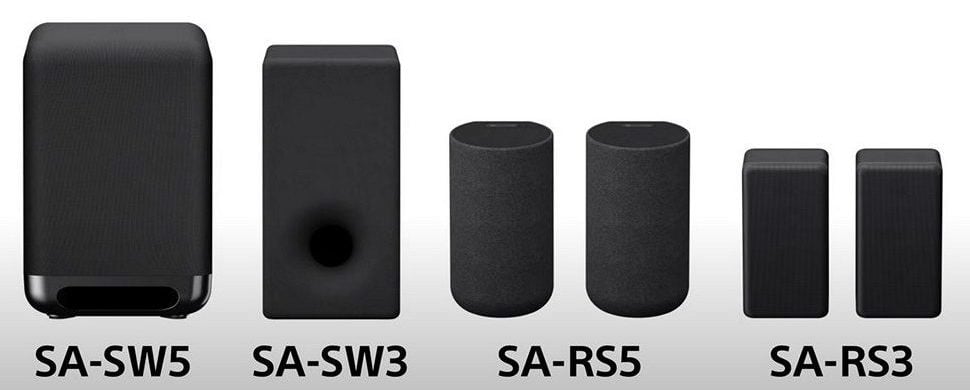 Sony SW-SA5 i Sony SW-SA3