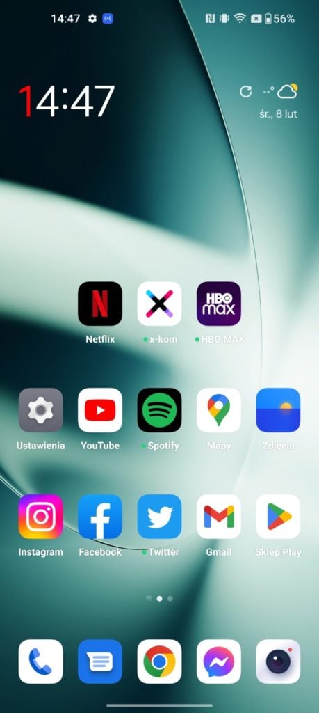 OnePlus 11 ekran główny