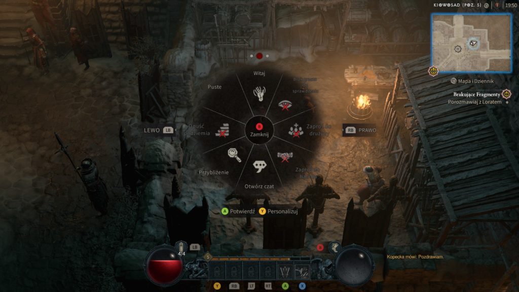 Interfejs Diablo 4 beta