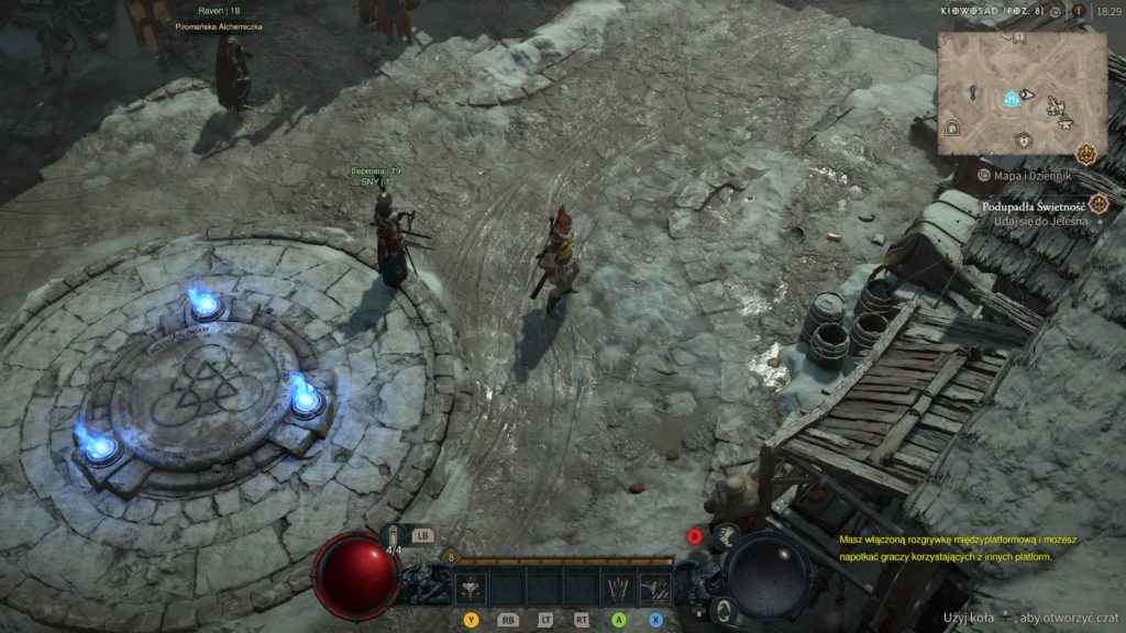 Zrzut ekranu z bety Diablo 4