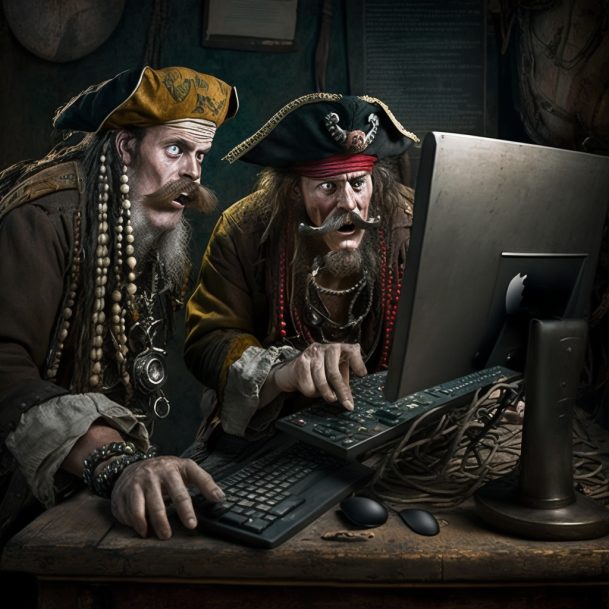piraci kradną dane