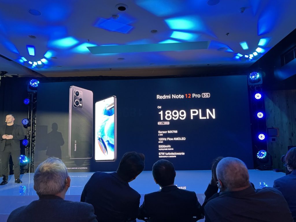 Relacja premiera Redmi Note 12 pro 5g cena