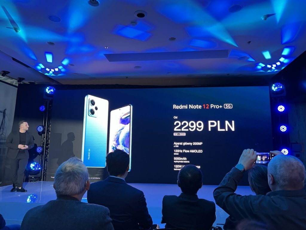 Relacja premiera Redmi Note 12 pro+ 5g cena