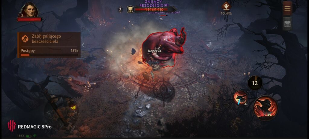 Zrzut ekranu z gry Diablo Immortal