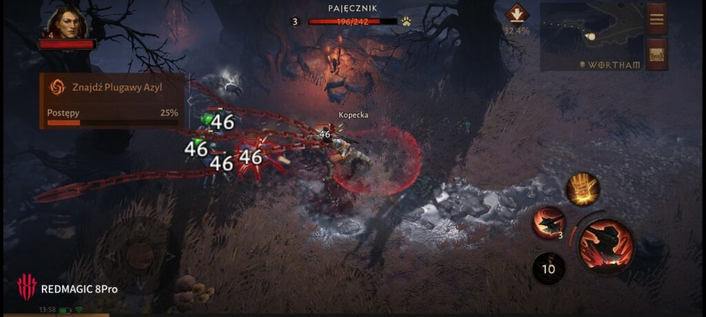 Zrzut ekranu z gry Diablo Immortal