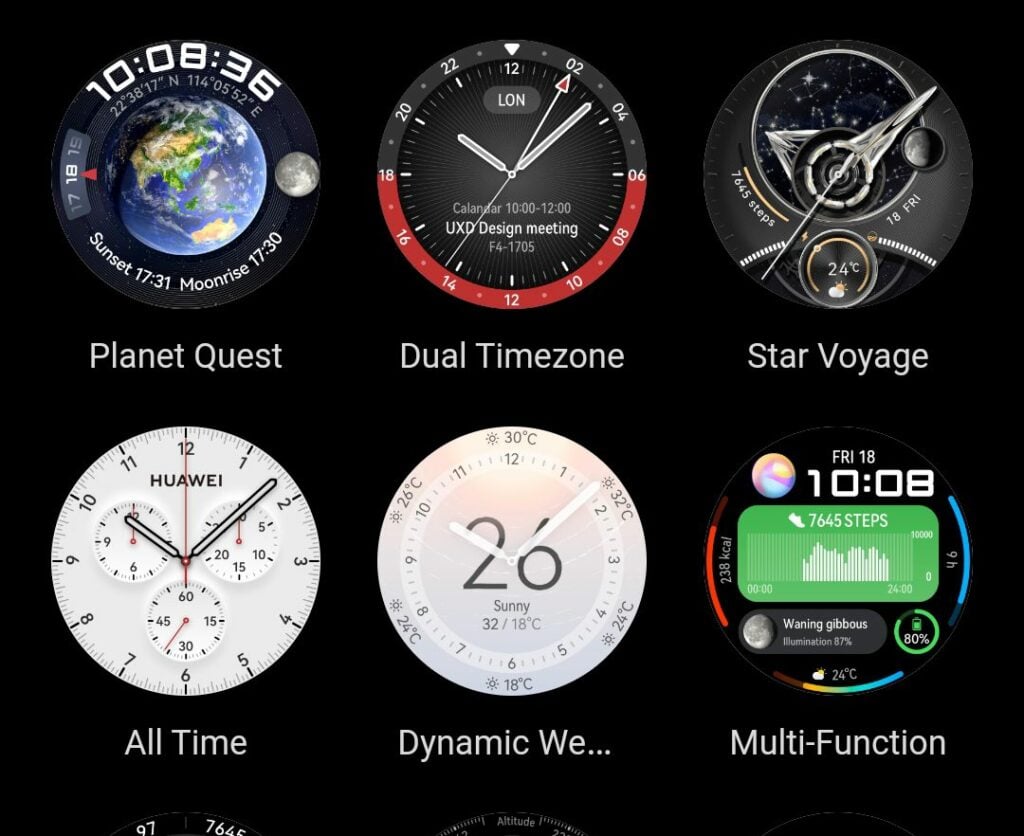 Huawei Zdrowie tarcze do Huawei Watch 4 Pro