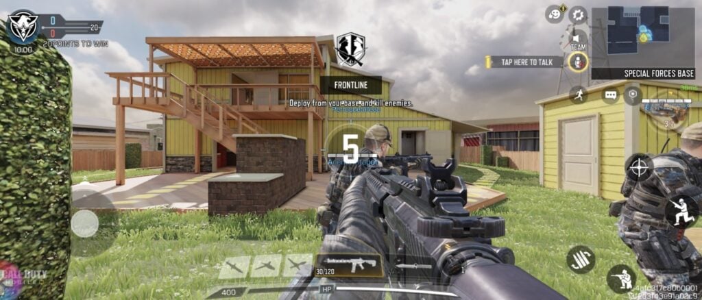 Screenshot z gry Call of Duty na Sony Xperia 1 V