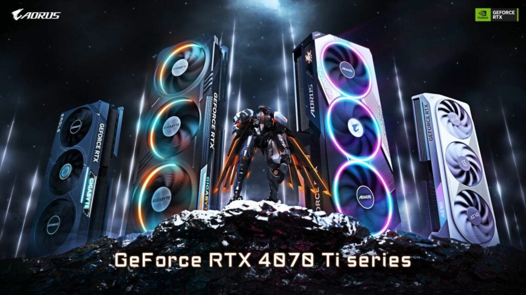 seria gigabyte geforce rtx 4070 ti