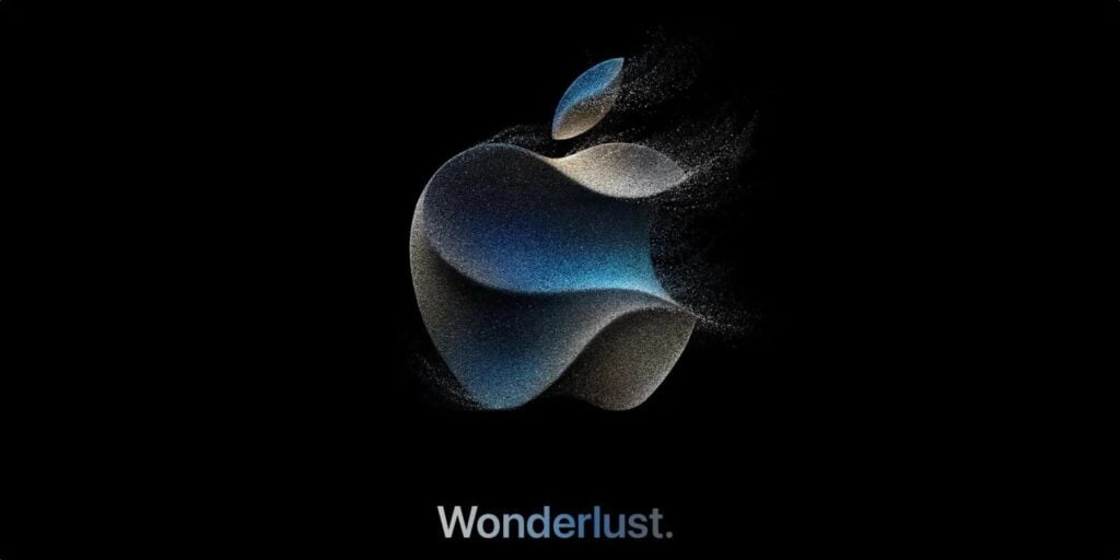 Logo konferencji wonferlust Apple