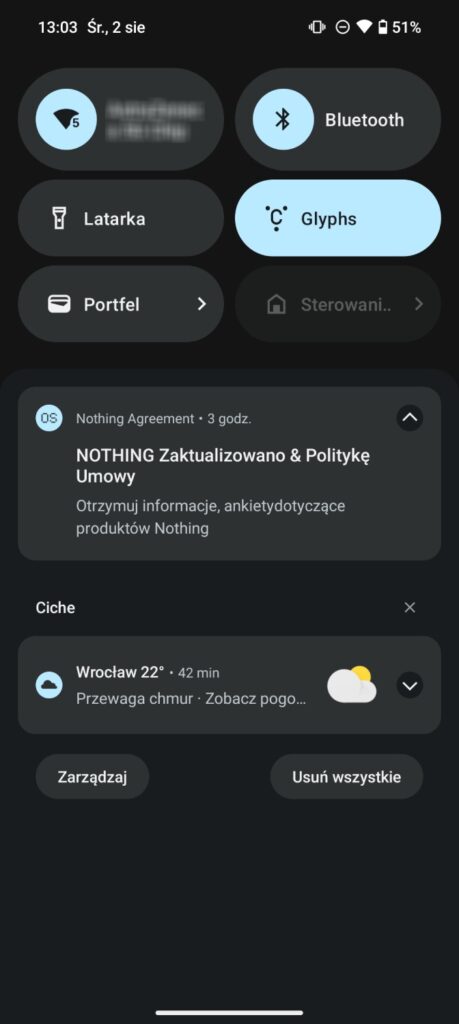 Nothing OS 2.0 interfejs