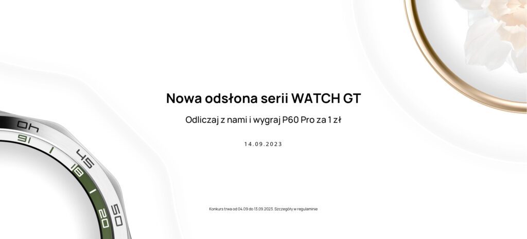 Huawei Watch GT konkurs premiera