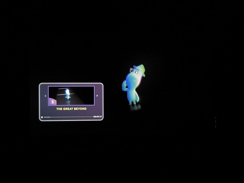 Scena testowa podświetlenie menu Sony 65X90L