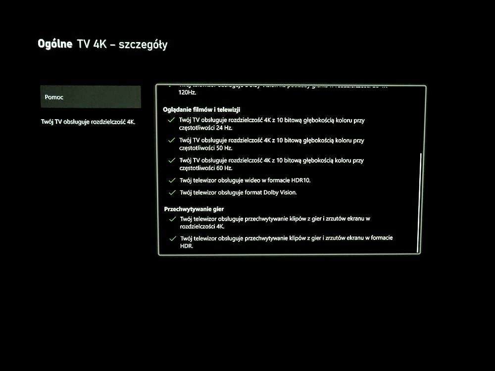 komunikat Xbox Series LG OLED42C3
