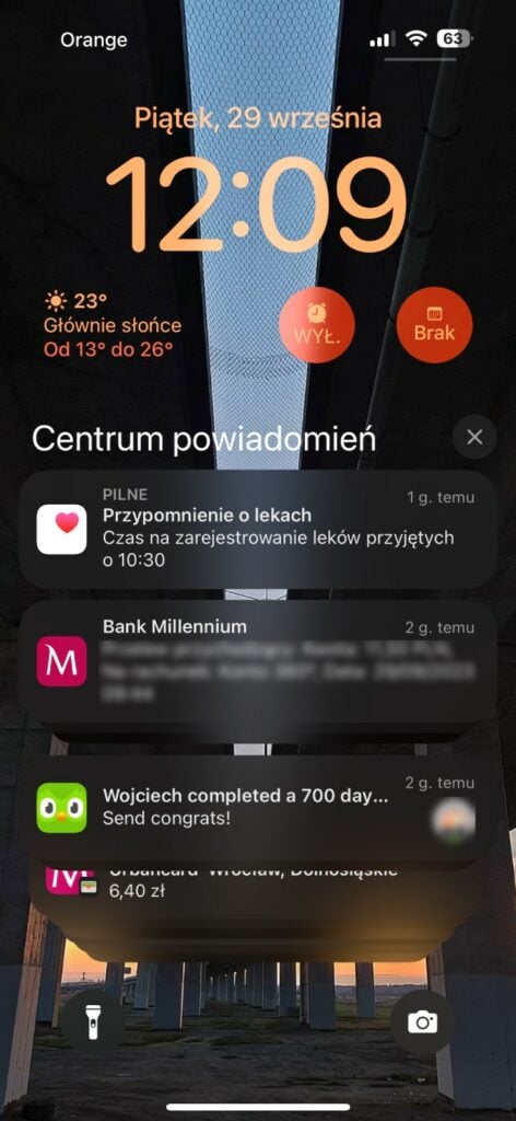 iOS 17 - interfejs