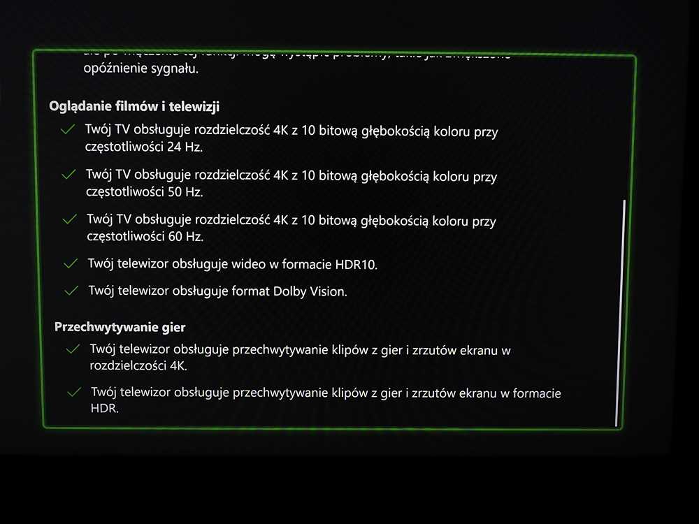 Komunikat z konsoli Xbox Series X Sony 75x75WL