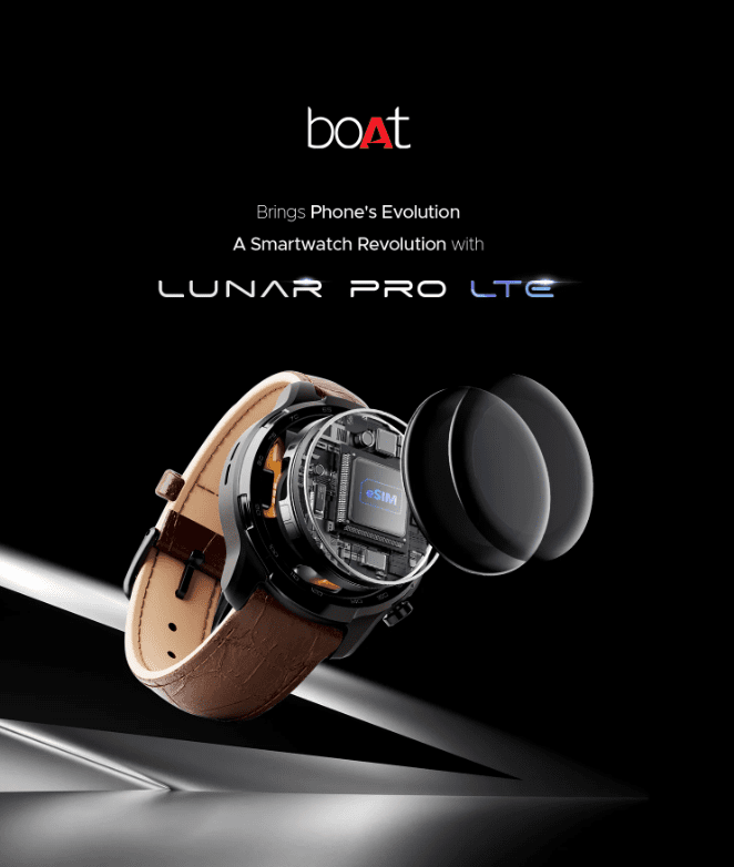 BoAt Lunar Pro LTE smartwatch LTE