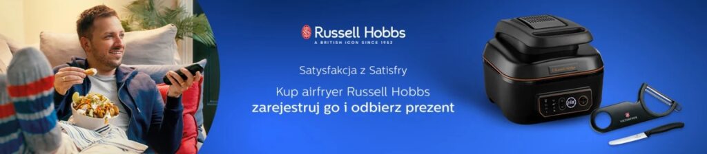 al.to promocja Kup air fryer Russell Hobbs, zarejestruj go i odbierz prezent