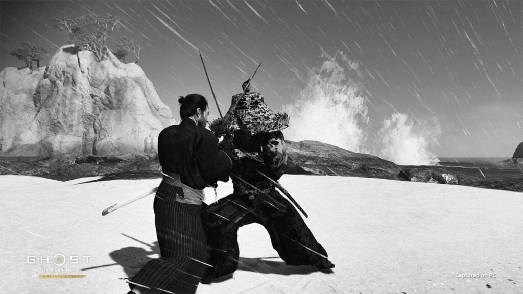 samurajski pojedynek w ghost of tsushima director's cut