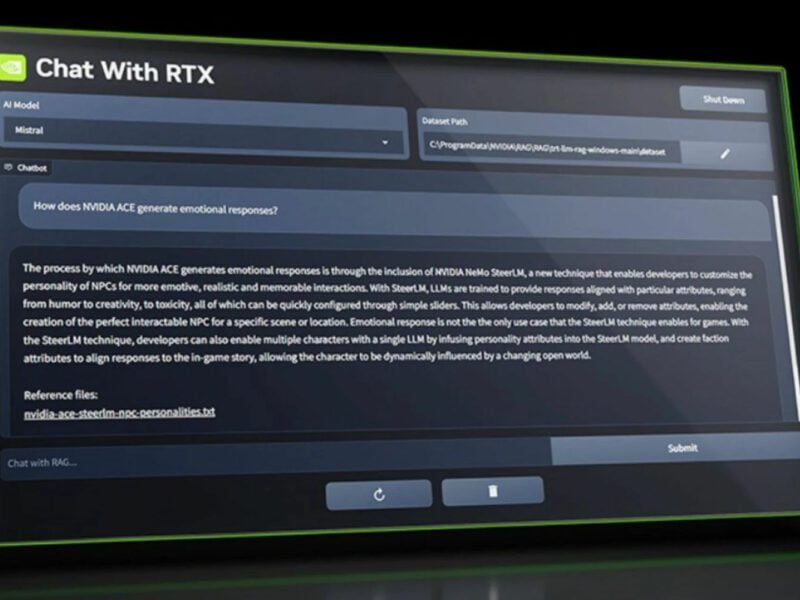 Jak rozmawiałem z kartą graficzną dzięki NVIDIA Chat with RTX. Historia prawdziwa