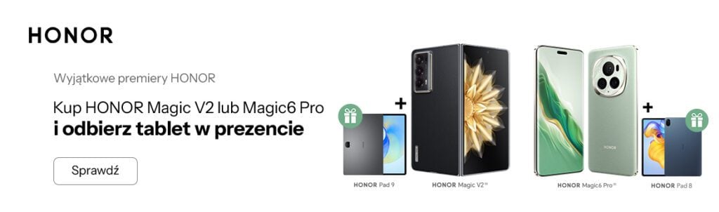 x-kom promocja Kup smartfon HONOR Magic i zyskaj tablet w prezencie