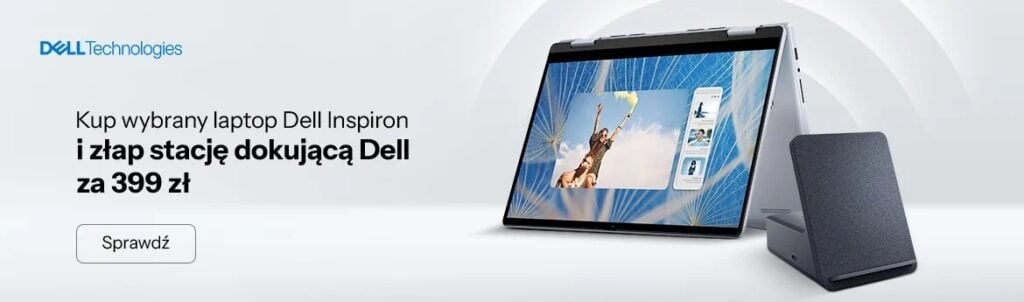x-kom promocja Kup wybrany laptop Dell Inspiron i złap stację dokującą Dell w niższej cenie