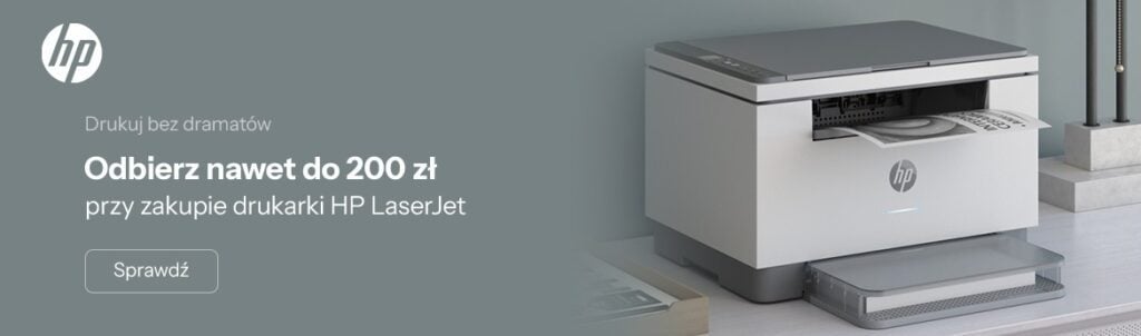 x-kom promocja Odbierz nawet do 200 zł przy zakupie HP drukarki Laser Jet