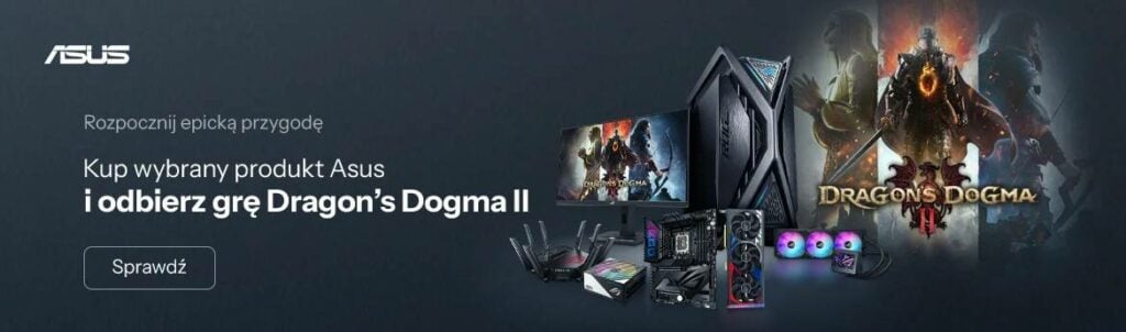x-kom promocja Kup monitor Asus objęty promocją i odbierz grę Dragon's Dogma II
